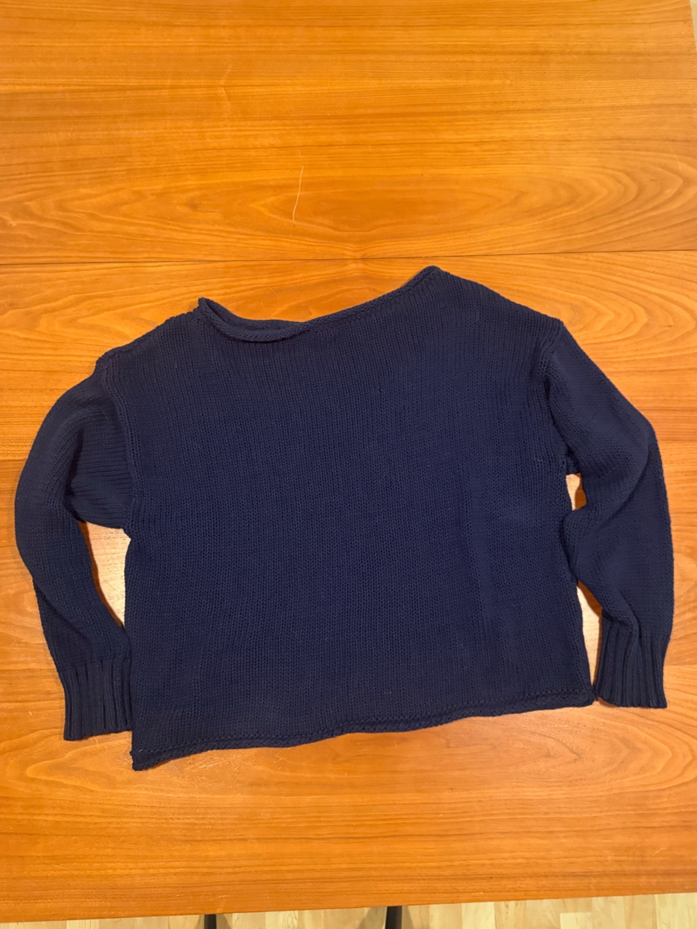 wild fable Navy Crewneck Knit Sweater